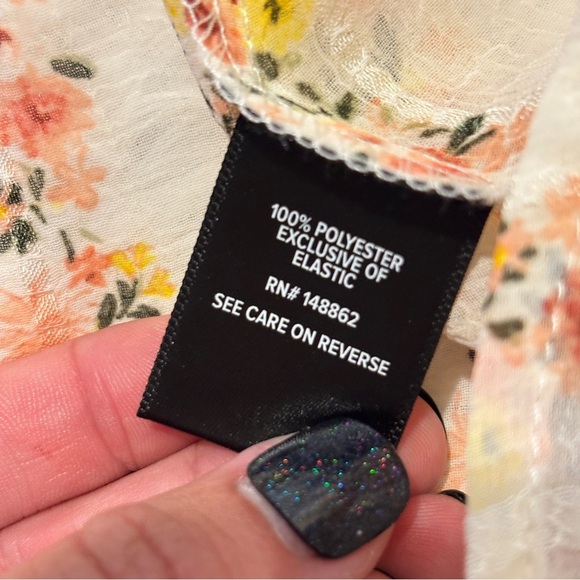 Torrid Chiffon Peasant 3/4 Raglan Blouse Size 2X NWT - Picture 7 of 13